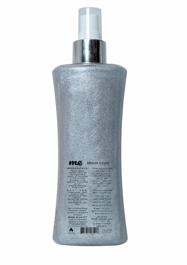 Body Mist With Shimmer – Moon Light – 250 ml - Image 2