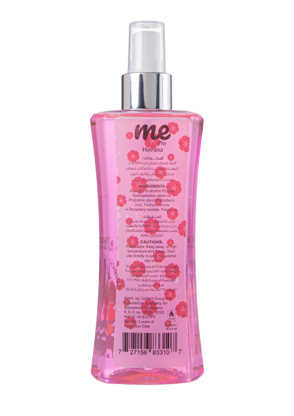 Body Mist With Vitamins – Havana – 250 ml - Image 2