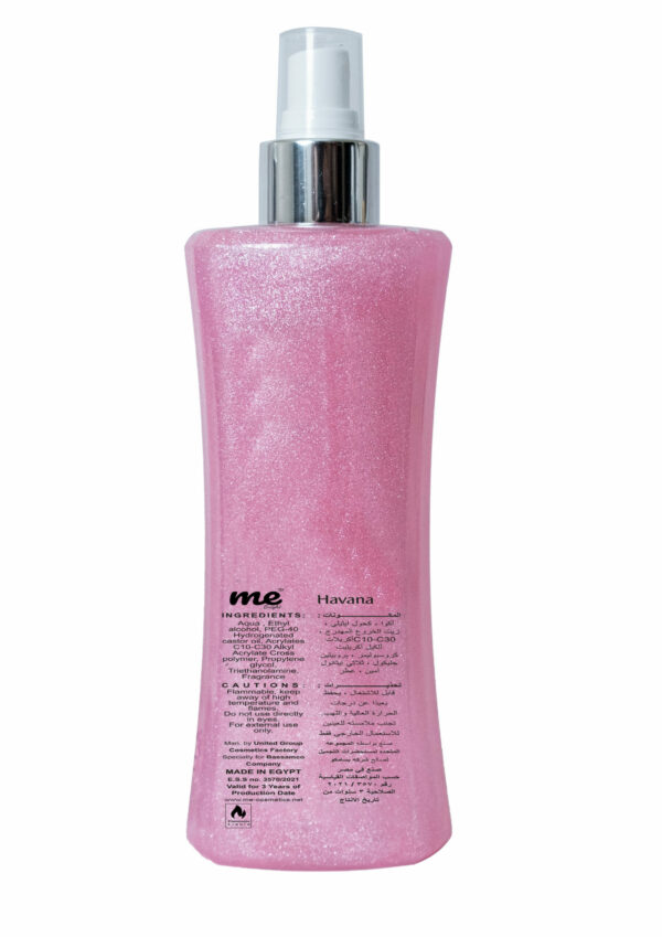 Body Mist With Shimmer – Havana – 150 ml - Image 2