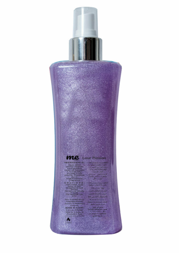 Body Mist With Shimmer – Love Passion – 150 ml - Image 2